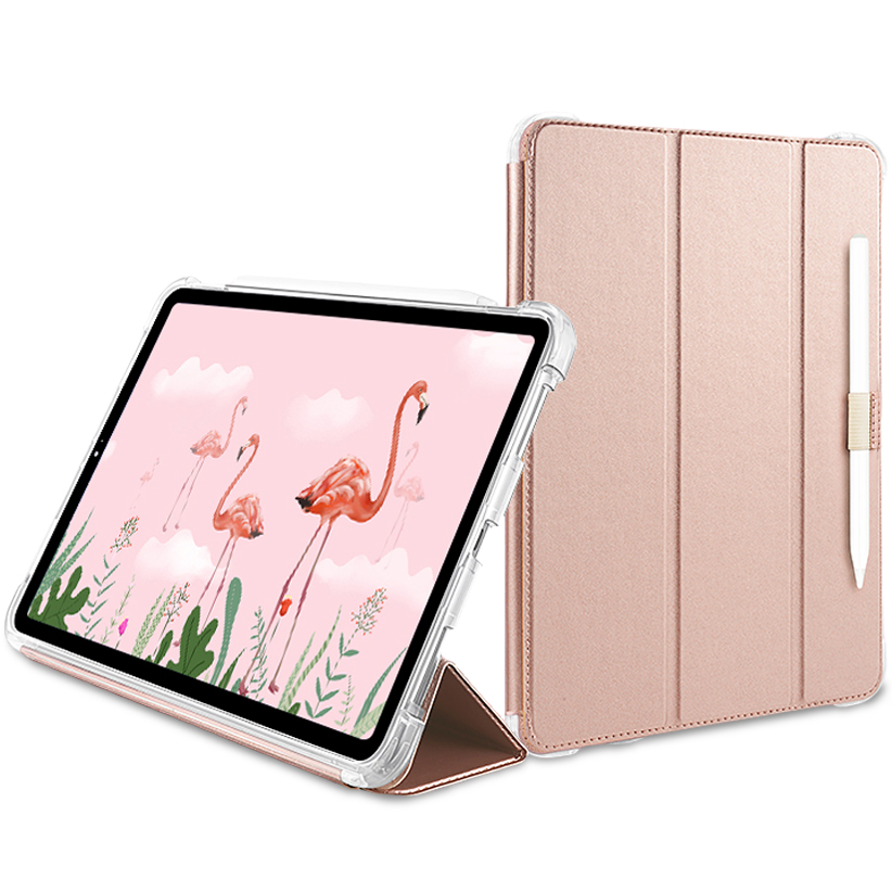 2024 New iPad Air 13 M2  Case with Pencil Holder- Smart Stand Protective Heavy Duty Rugged Armor Cover with Auto Wake/Sleep